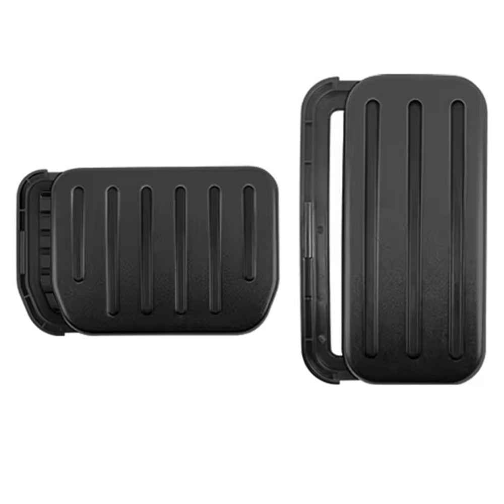 2Pcs / Set For Tesla Model Y  /  3 Car Styling Non Slip Accelerator Brake Pedal Pad Cover - Black