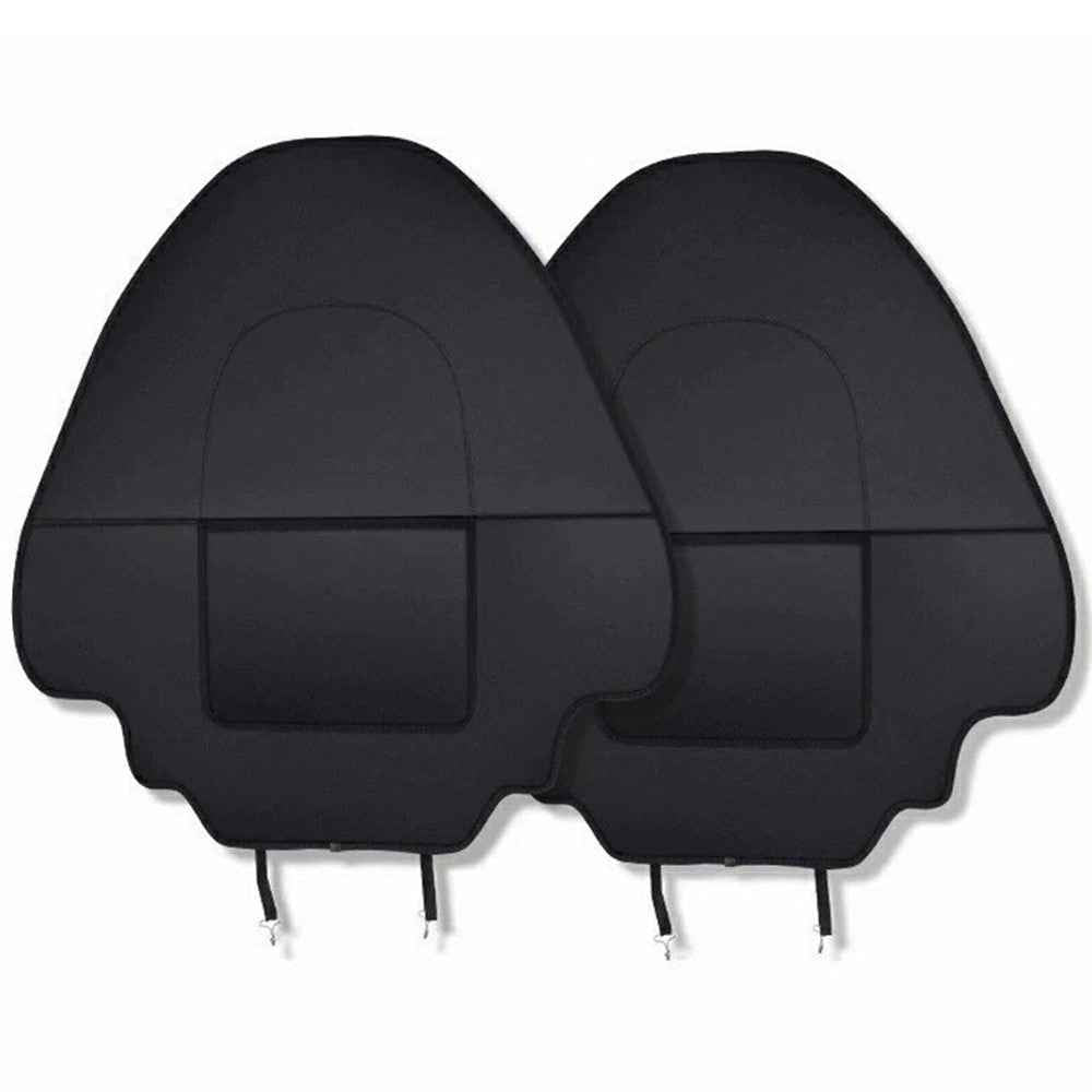 2Pcs For Tesla Model Y  /  3 Highland Seat Back Protector Kick Mat Car Interior Rear Seat Cover - Single Pocket