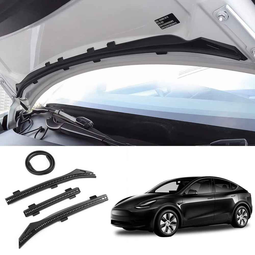 For Tesla Model Y 2021 - 2024 Front Trunk Hood Rubber Seal Weatherstrip Dustproof Waterproof Strip