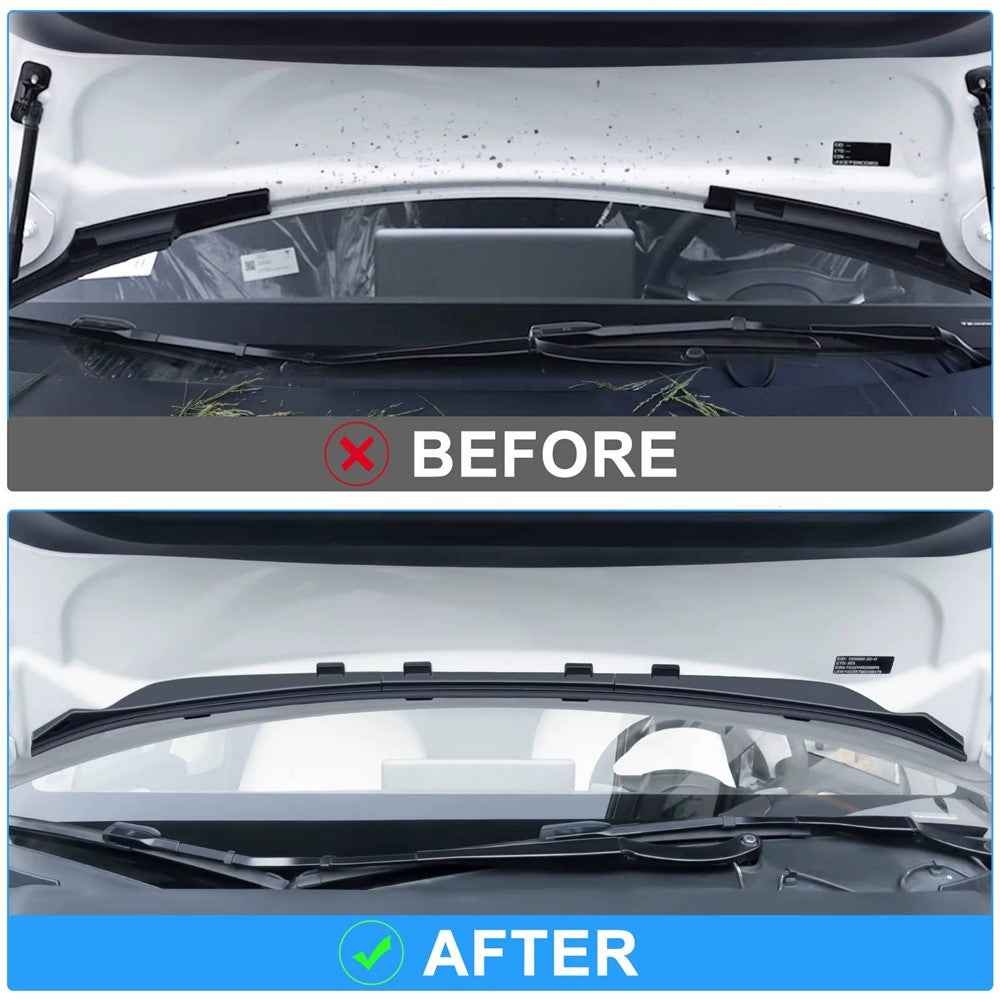 For Tesla Model 3 Front Hood Waterproof Seal Strip Engine Cover Dust Protection Rubber Gasket