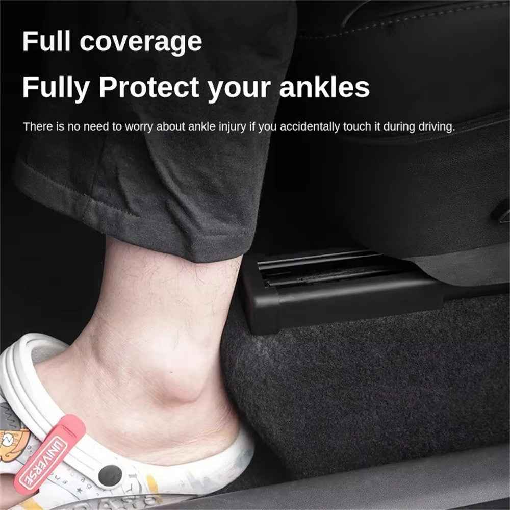 4Pcs TPE Covers for Tesla Model Y / 3 Seat Rail Protector Anti-Kick Guards Rear Seats Accessories