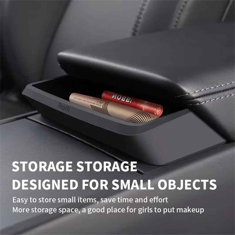For Tesla Model 3 Highland 2024 2025 Center Console Storage Box Armrest Organizer Tray