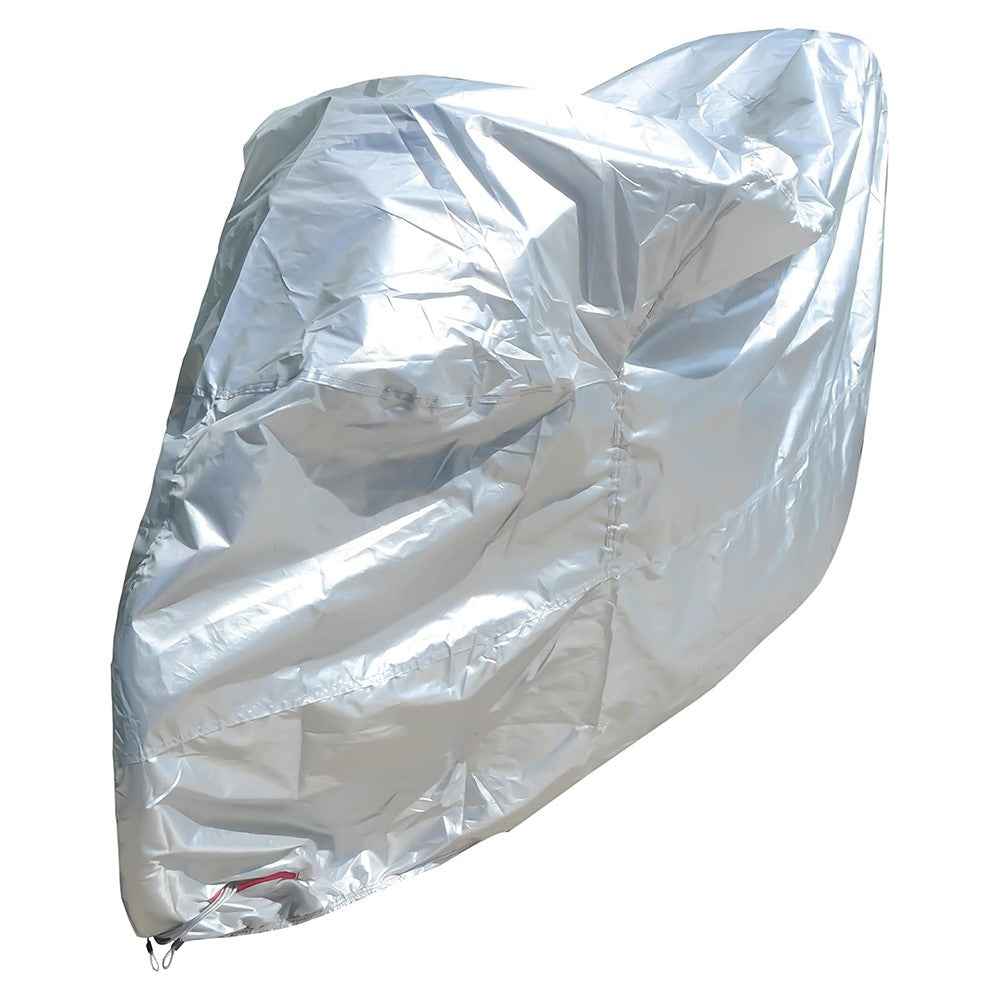 Waterproof Motorcycle Cover UV Protection Silver Coated 210D Oxford Fabric Dust Cover , Size L / 220 x 95 x 110cm