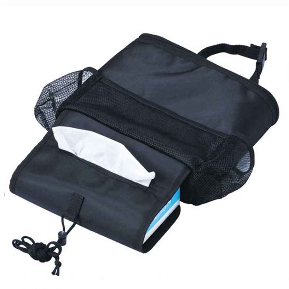 Car Seat Back Cooler Bag Oxford Cloth Aluminum Foil Insulated Thermal Hanging Storage Organizer