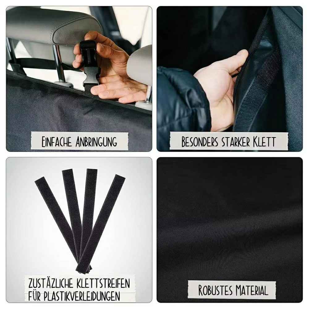 SUV Cargo Liner Trunk Mat Waterproof Anti Dirt Pet Carrier Pad Thick Car Dog Mat For Trunk Protection - Black