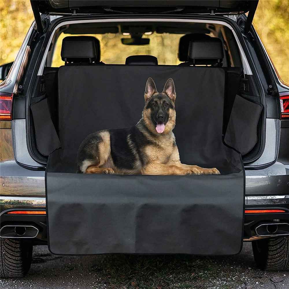 SUV Cargo Liner Trunk Mat Waterproof Anti Dirt Pet Carrier Pad Thick Car Dog Mat For Trunk Protection - Black