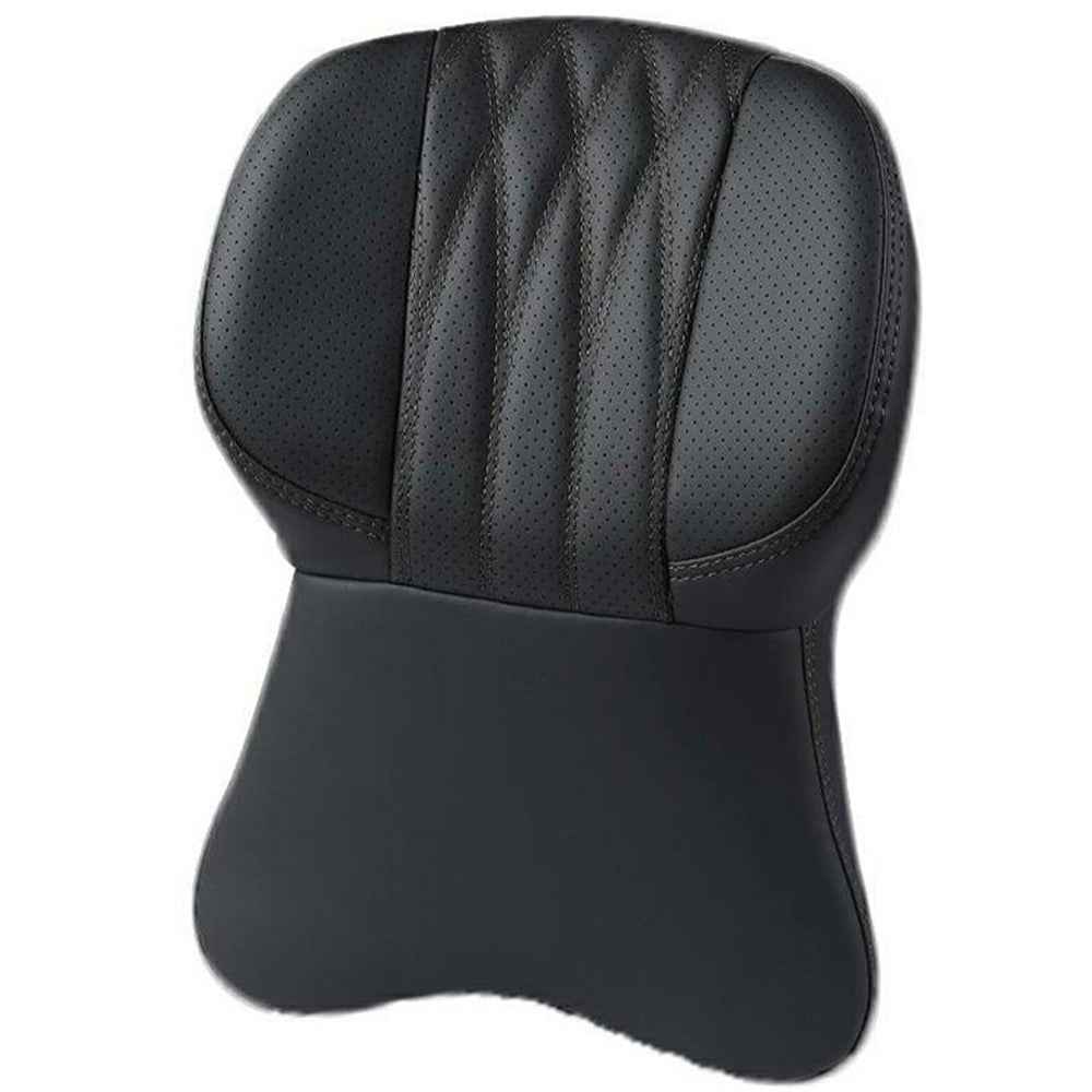 Car Headrest Neck Pillow Vehicle Backrest Cushion Universal Protective Pillow Pad For All Seasons Automotive Accessory - Black