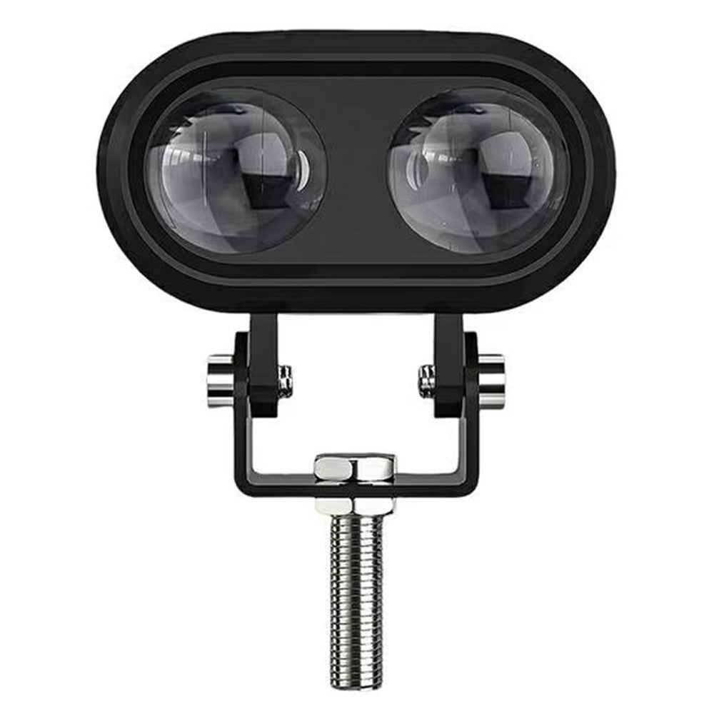 1Pc Motorcycle LED Spotlight Long Focus Dual Lens High Brightness Off Road IP68 Waterproof Strobe Light