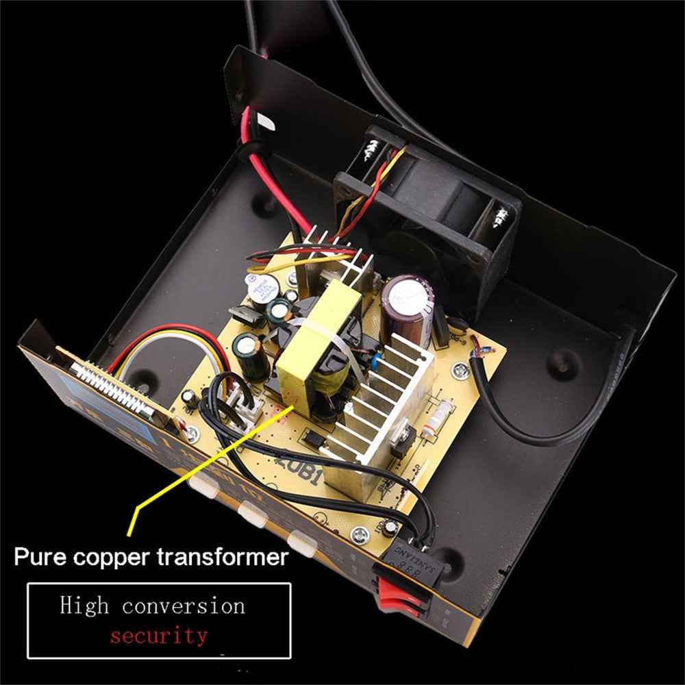 YQ-1000AM Intelligent Car Battery Charger 12V 24V Auto Motorcycle Battery Maintainer High Power Smart Charger
