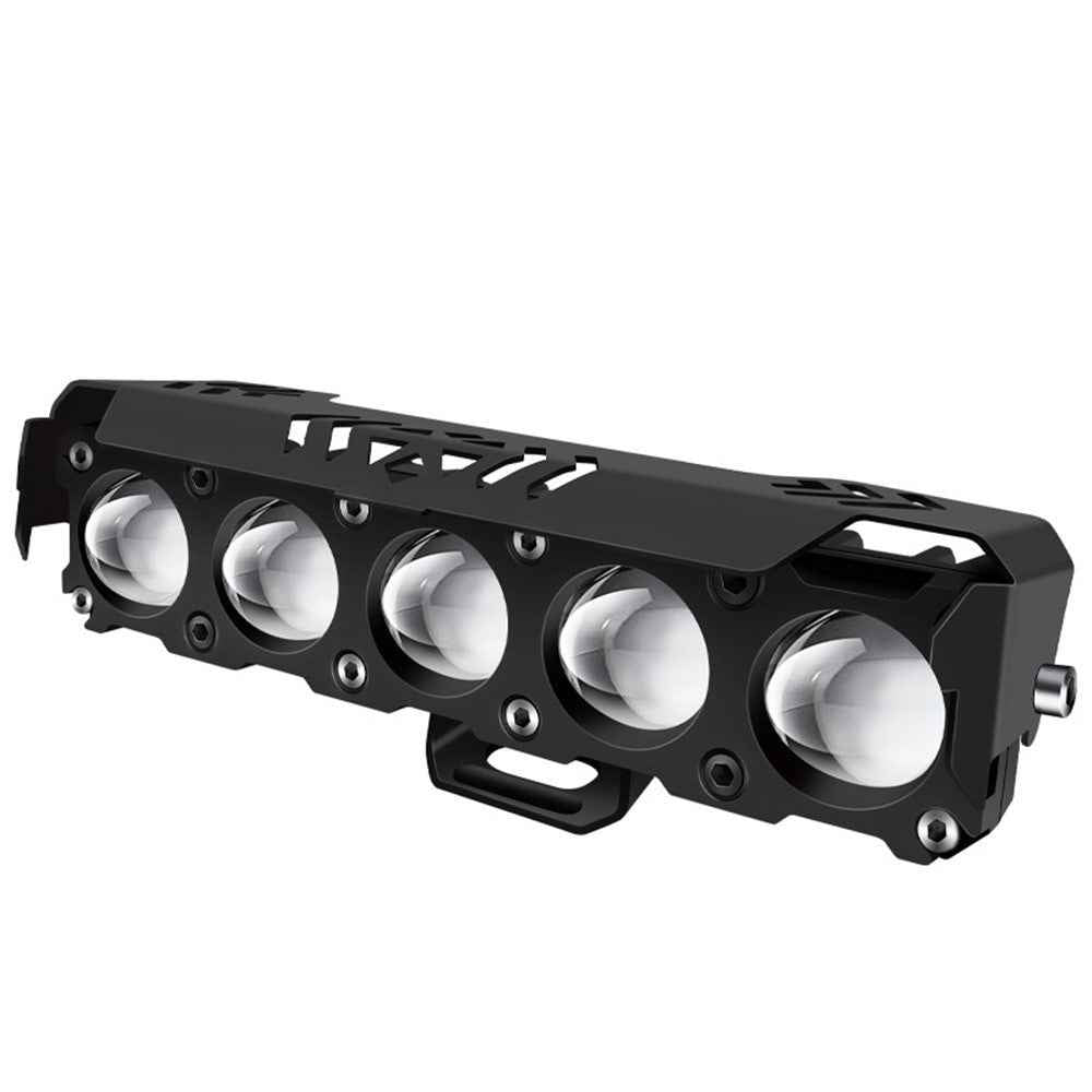 MOFOX 5-LED Motorcycle Auxiliary Light Waterproof Motorbike External Headlight Fog Lamp