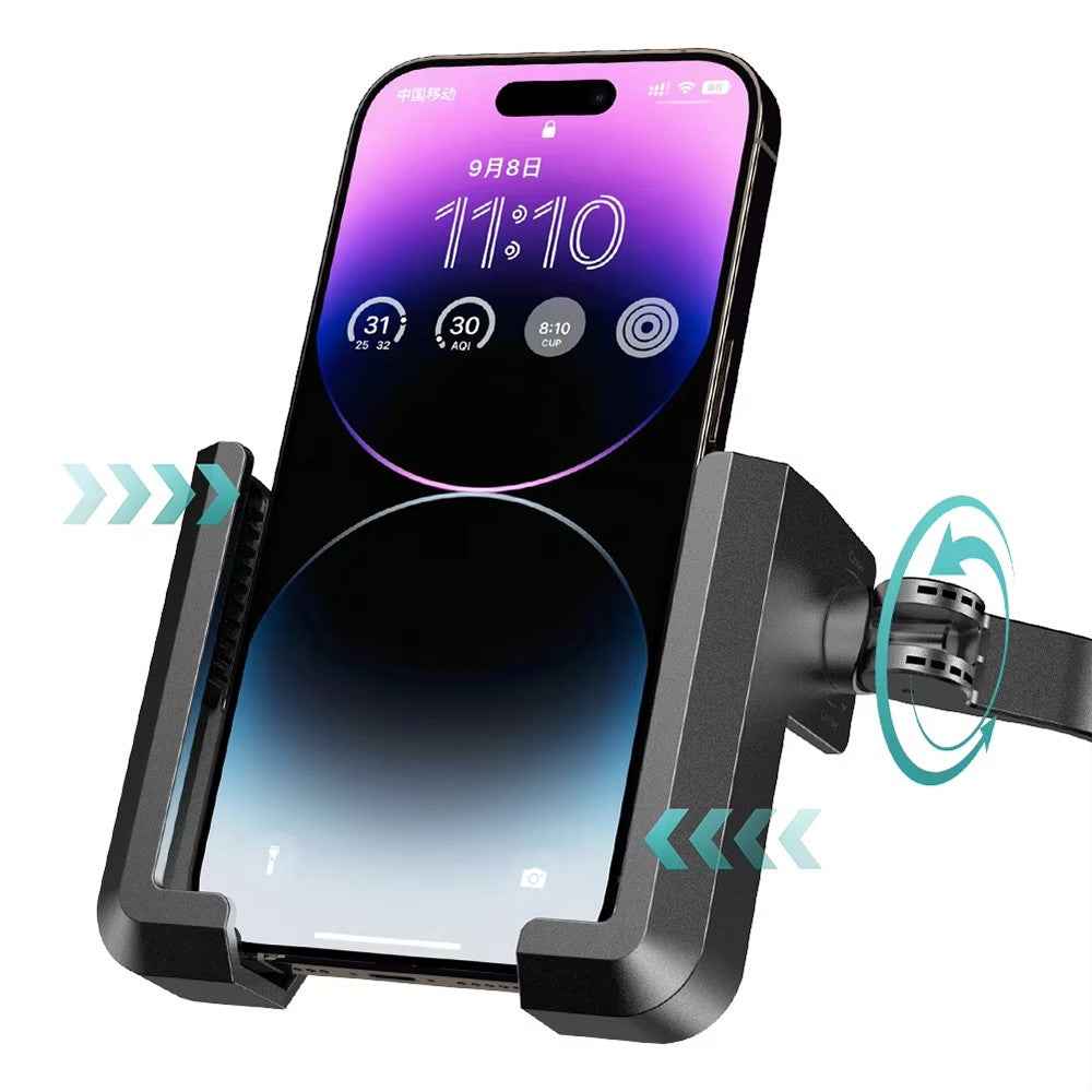 Motorcycle Handlebar Phone Mount Anti Shake Cellphone Holder Bracket for Electric Mountain Bicycle - 690