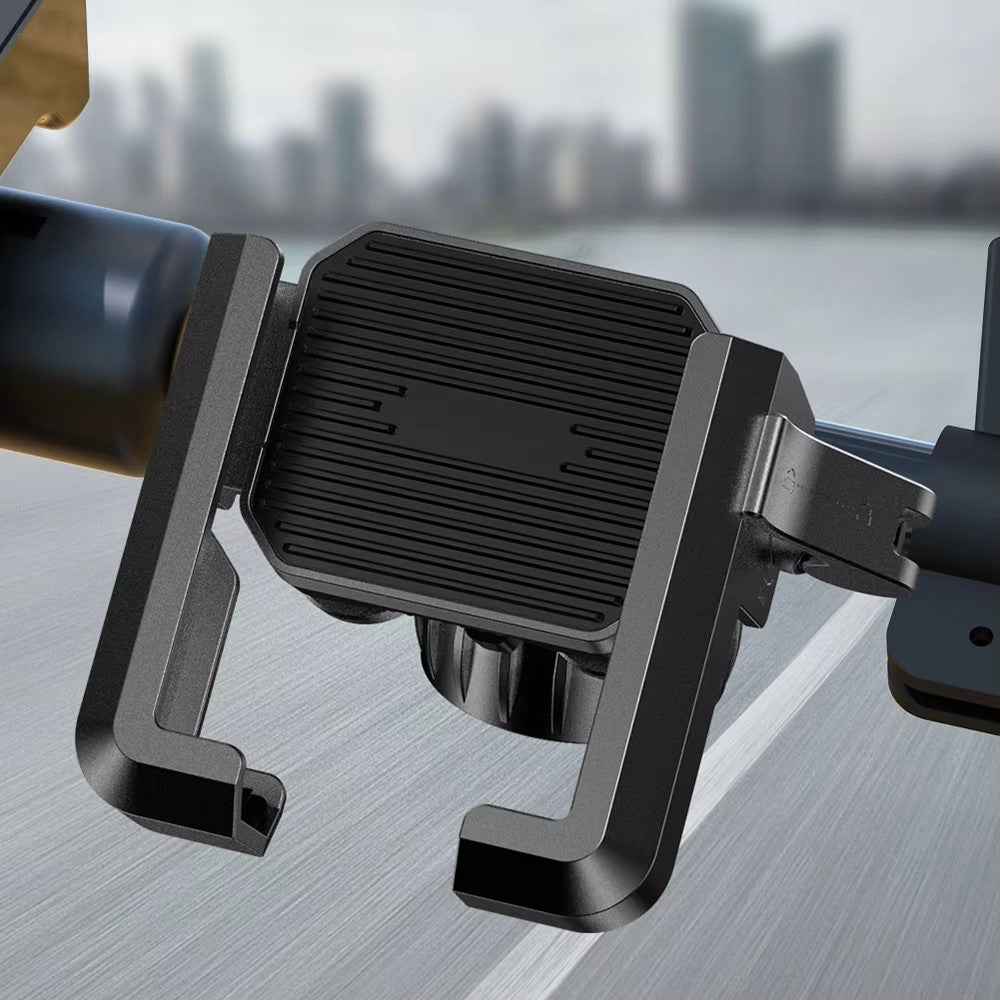 Motorcycle Handlebar Phone Mount Anti Shake Cellphone Holder Bracket for Electric Mountain Bicycle - 690