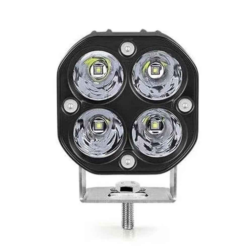 D1 3 Inch 40W Square Spotlight IP67 Waterproof Car LED Work Light 12V / 24V Off Road Fog Lamp - White Light
