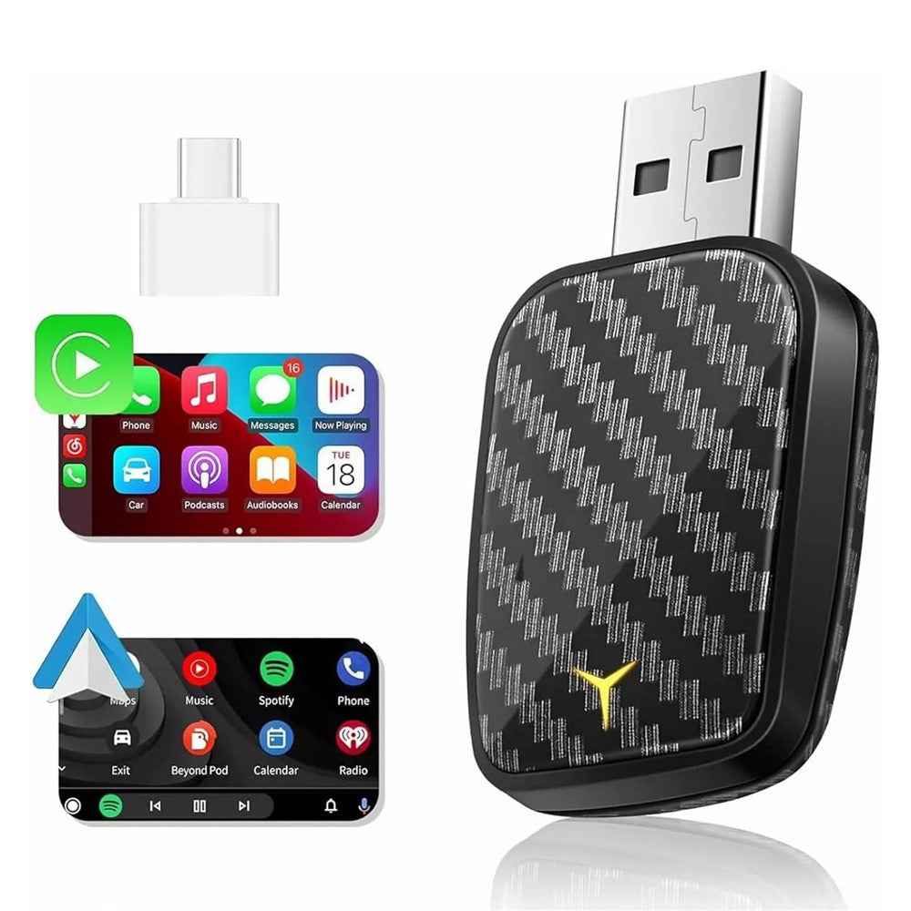 R5031 Wireless CarPlay Android Auto Adapter Box Smart Connectivity for Car Multimedia Systems