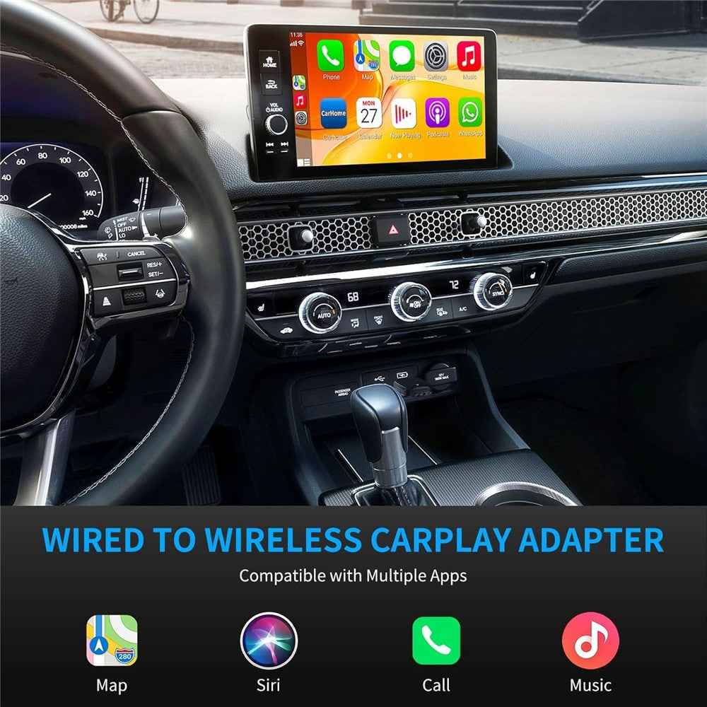 R5031 Wireless CarPlay Android Auto Adapter Box Smart Connectivity for Car Multimedia Systems