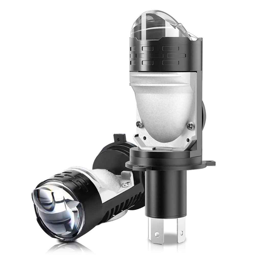 N6 2Pcs H4 LED Headlight Bulb High Brightness Double Copper Tube Car Headlamp 30W 6000K 3000LM