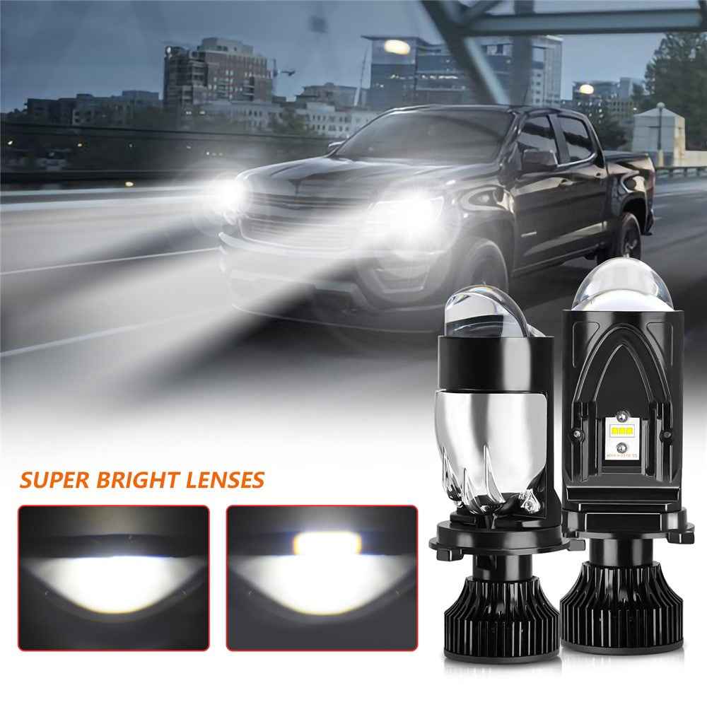 N7 2Pcs H4 LED Headlights High Brightness Car Headlight Bulbs LED Retrofit Automotive Lights