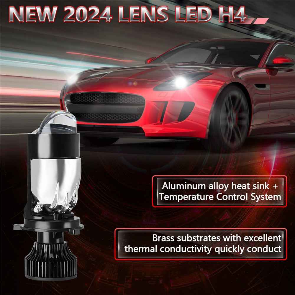 N7 2Pcs H4 LED Headlights High Brightness Car Headlight Bulbs LED Retrofit Automotive Lights