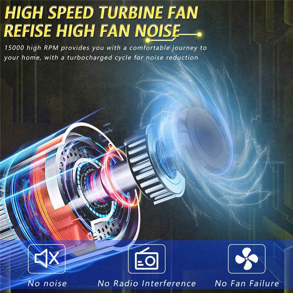 N9 2Pcs 9005 Car Headlamp Mini Lens High Brightness LED Headlight IP67 Waterproof Automotive Front Light