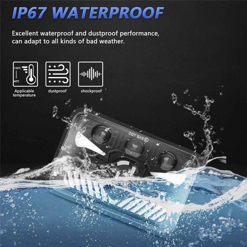 5 Inch LED Headlight Motorcycle Off Road Vehicle Car Headlamp High Low Beam with DRL / Turn Signal