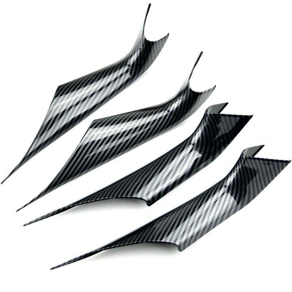 F30 4Pcs / Set For 5 Series G30 / G31 / G38 2018 - 2023 Carbon Fiber Pattern Plastic Car Interior Door Pull Handles