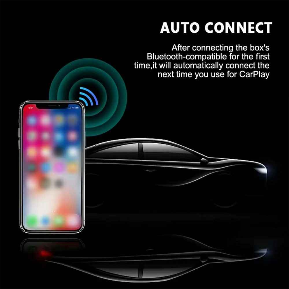 Wireless CarPlay Android Auto 2 in 1 Adapter for Car Navigation USB Dongle - with Type-C Adapter