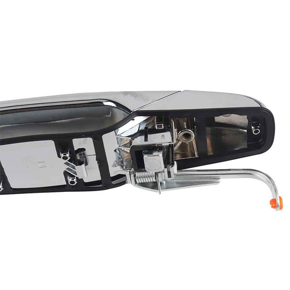 A5050-03 Electroplated Car Door Handle Rear Left Side Exterior Door Handle for ESCALADE 2007-2014, SILVERADO 1500 2007-2013 (OE: 22738725)