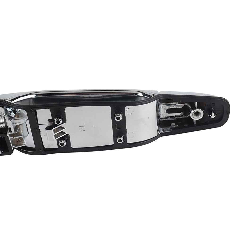 A5050-03 Electroplated Car Door Handle Rear Left Side Exterior Door Handle for ESCALADE 2007-2014, SILVERADO 1500 2007-2013 (OE: 22738725)