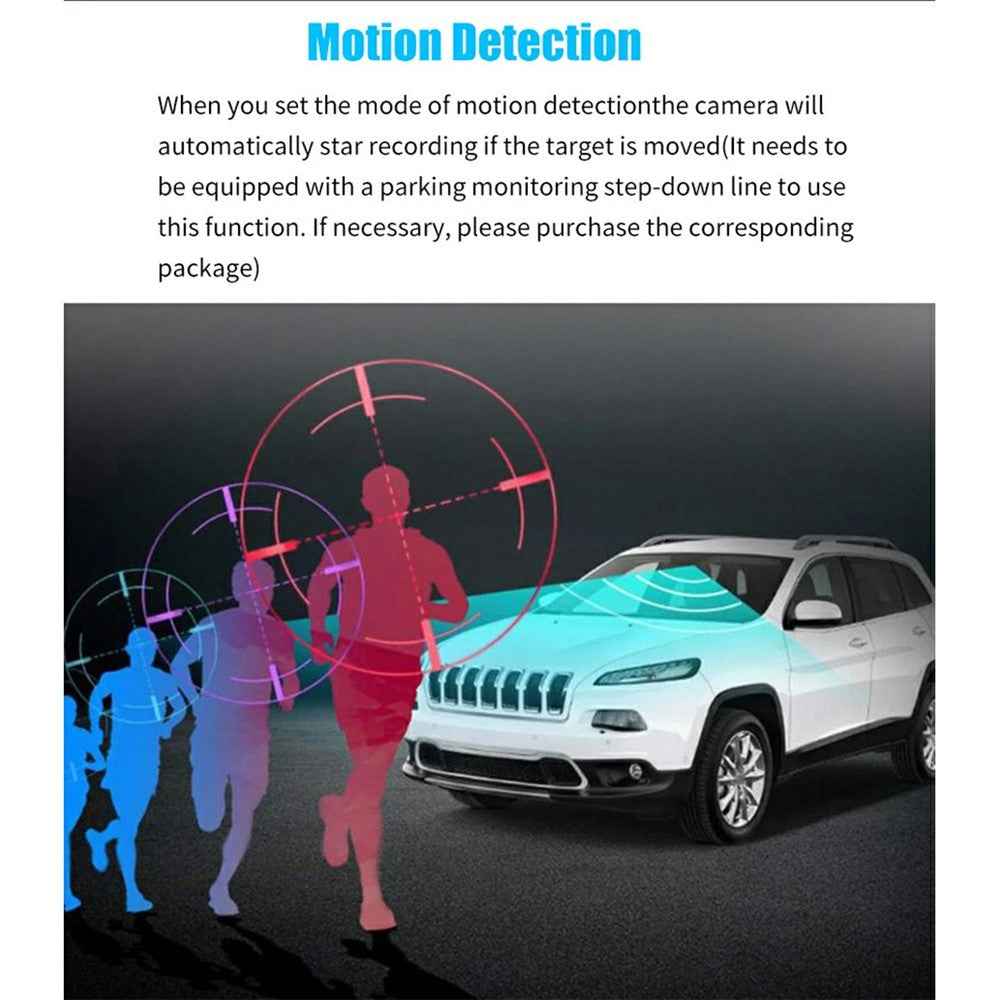 A5 4K Front 2K Rear Car Dash Cam 3 Inch Dual Lens WiFi Smartphone Connection Vehicle Parking Recorder