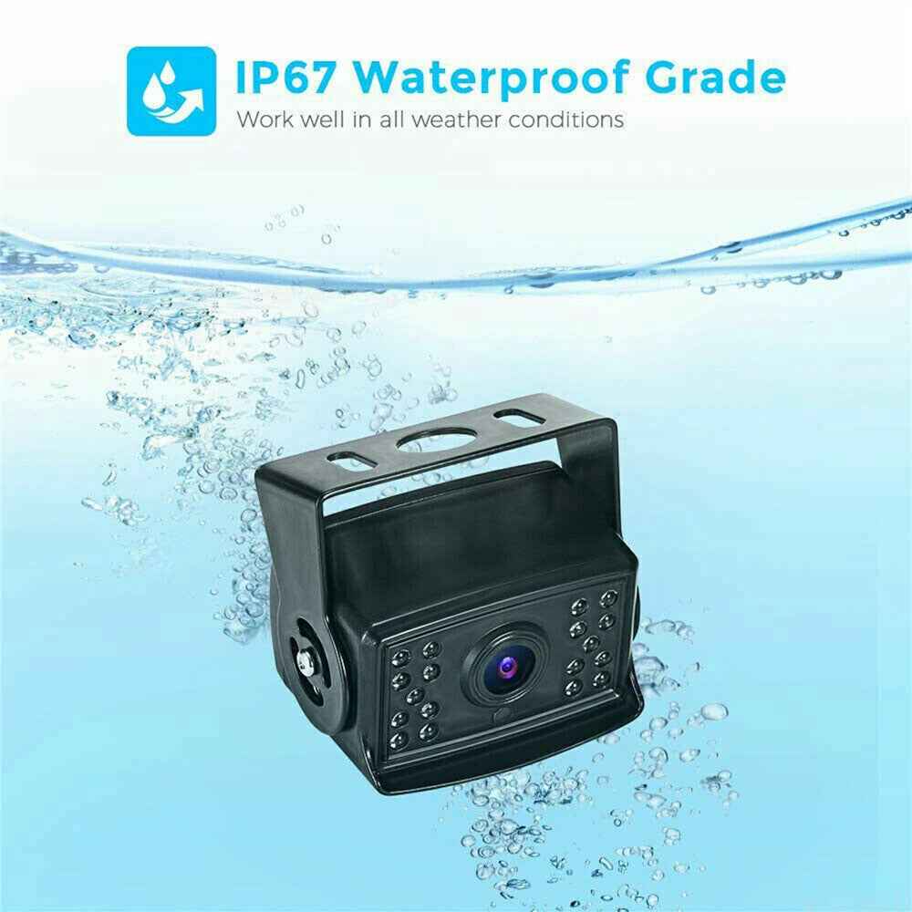 W105 For Vehicle Wireless Backup Camera 18 LED Night Vision HD 1080P IP67 Waterproof Wide Angle WiFi Cam