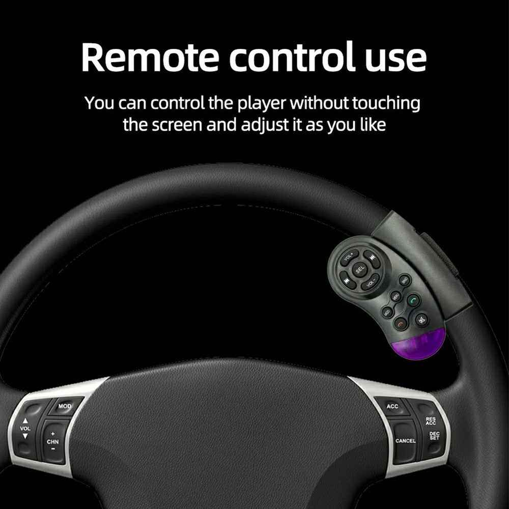 4019B 4.1 Inch IPS HD Screen MP5 Car Radio Bluetooth-Compatible SD AUX USB 7 Color Lights Lossless Audio Multimedia Player