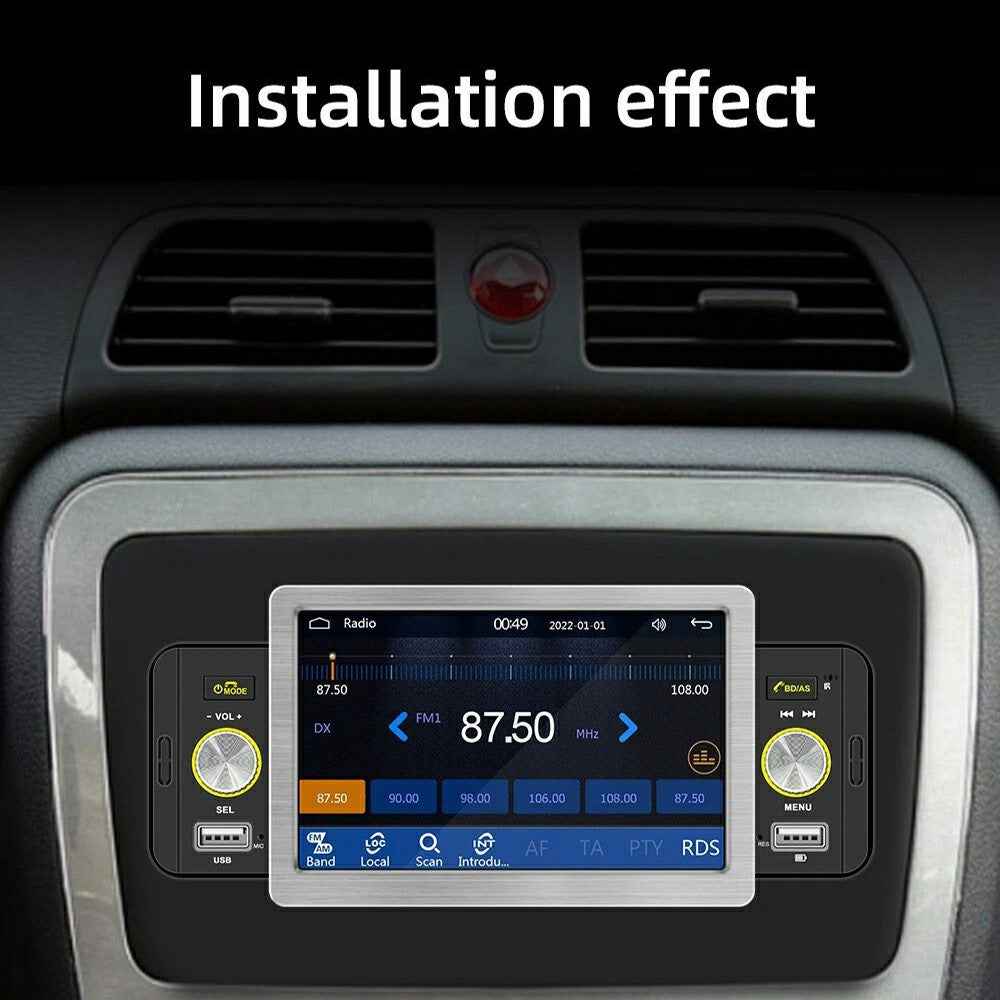 158W Wireless CarPlay 5 Inch Touchscreen MP5 Car FM Radio Bluetooth Multimedia Player