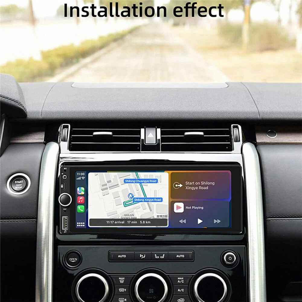 F6021W 6.86 Inch Wireless CarPlay Android Auto MP5 Player Car HD Backup Camera Navigation System