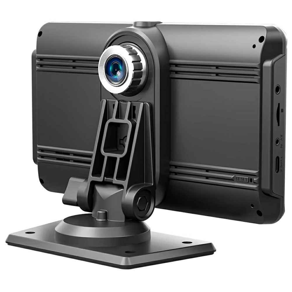 7 Inch Portable Car MP5 Player Wireless CarPlay Android Auto Bluetooth-Compatible FM Transmitter Dash Cam