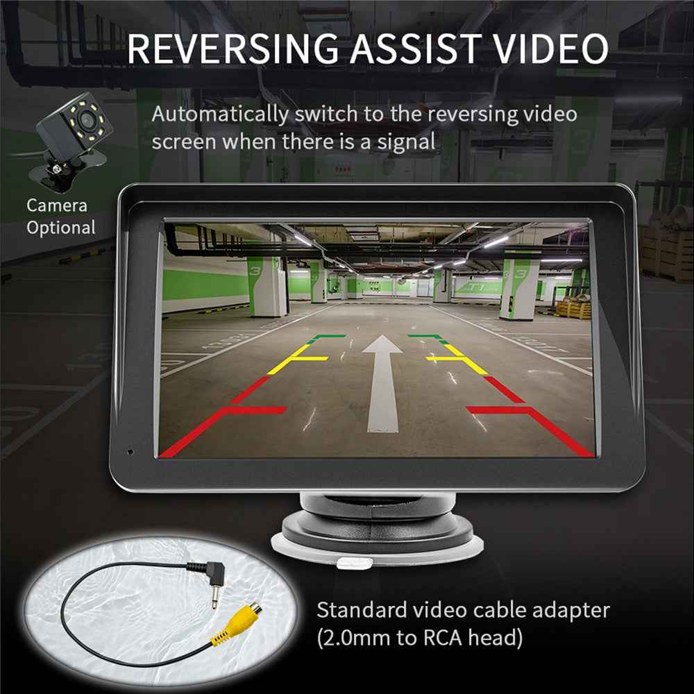 B300A Portable 7 Inch HD Large Screen Car MP5 Player GPS Navigation Bluetooth-Compatible Wireless CarPlay