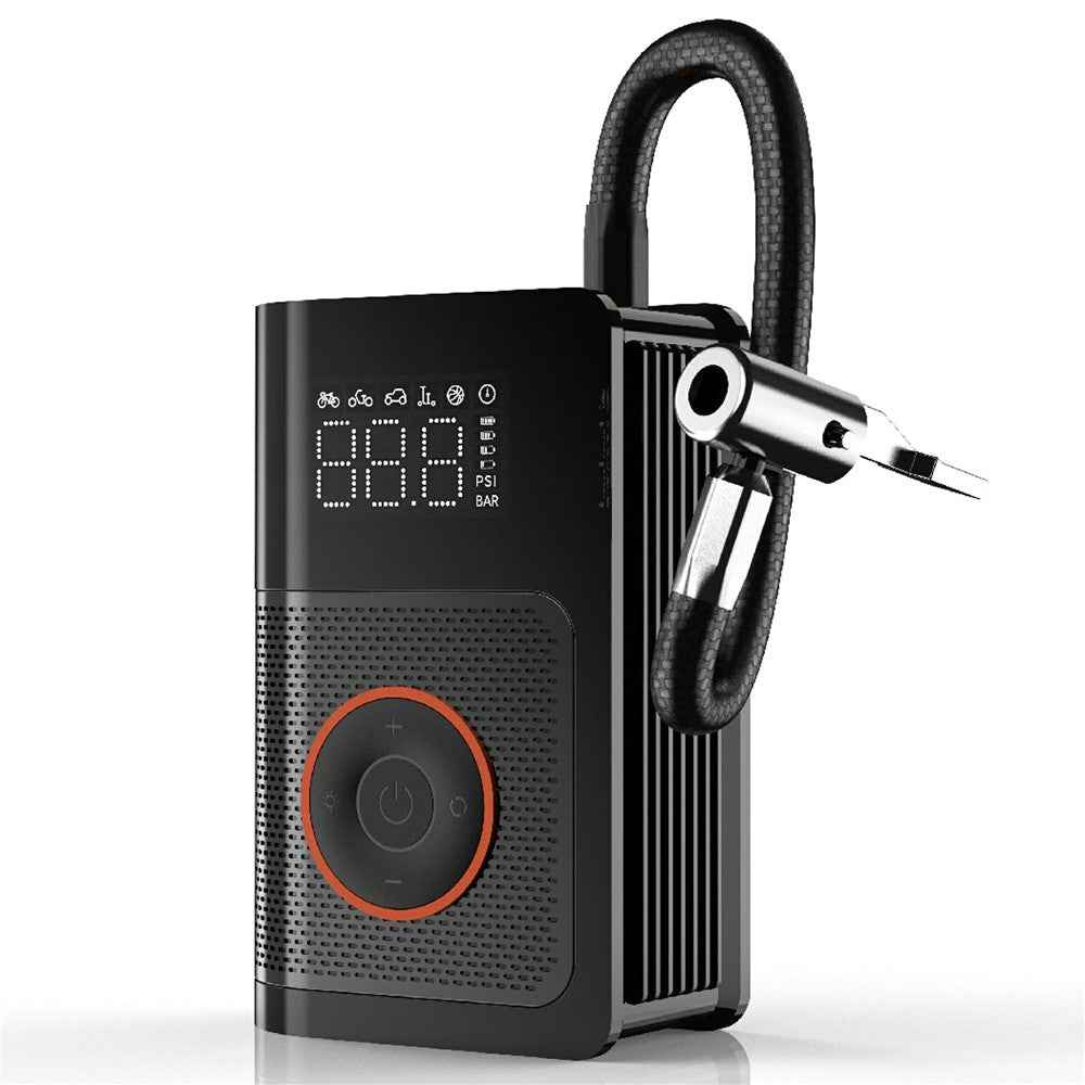 Portable Mini Air Compressor for Car Digital Display Wireless Tire Inflator Smart Pump with LED Light