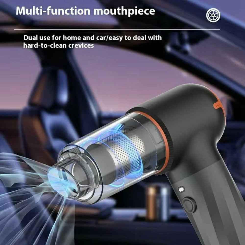 Handheld Mini Car Vacuum Cleaner Rechargeable Wireless Powerful Suction Cleaning Device