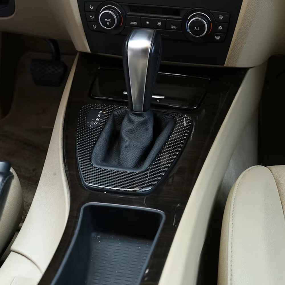 For Old 3 Series E90 E92 Carbon Fiber Car Interior Decal Gear Shift Panel Sticker
