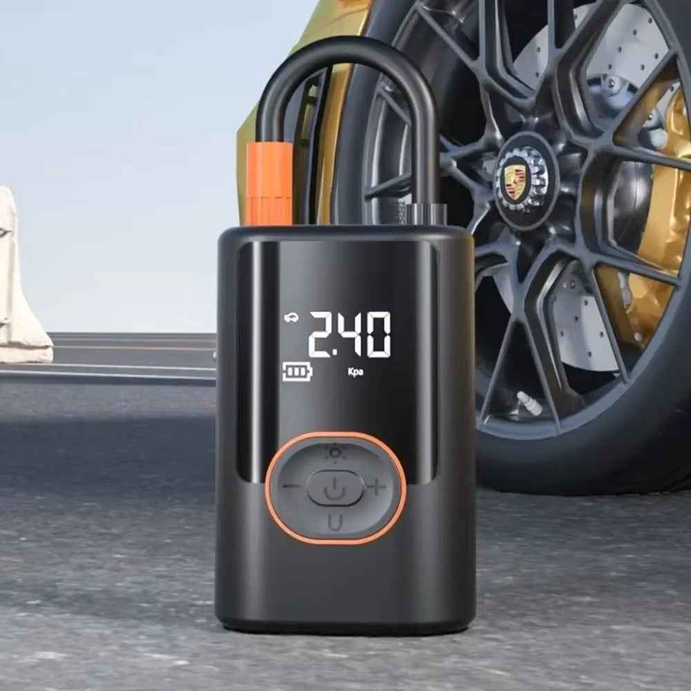 19 Cylinders Portable Wireless Car Tire Inflator Digital Tire Pressure Detection Air Pump with Power Bank Function