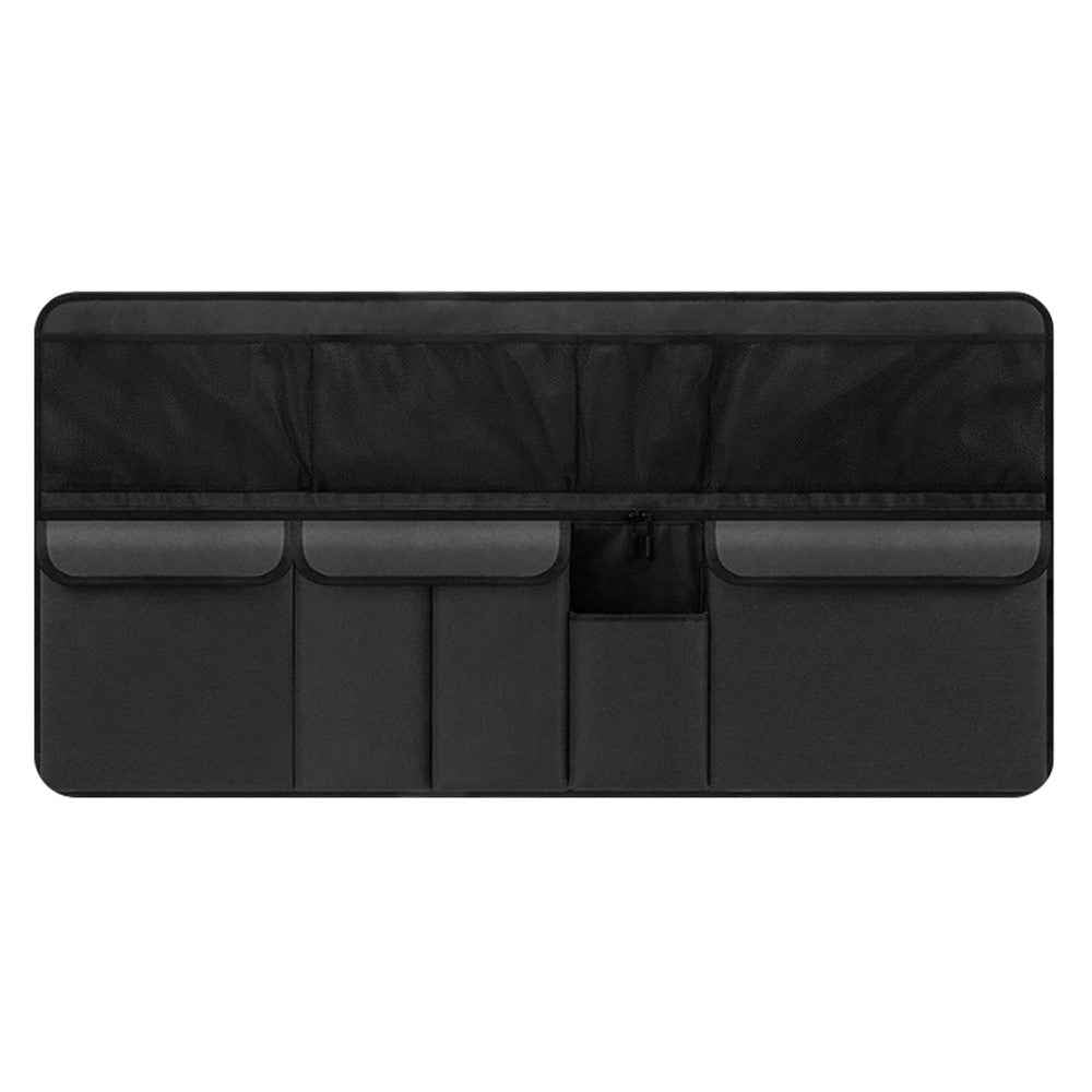 Multi-Pocket Car Back Seat Organizer Oxford Cloth Large Capacity Storage Bag Trunk Hanging Pouch - Black