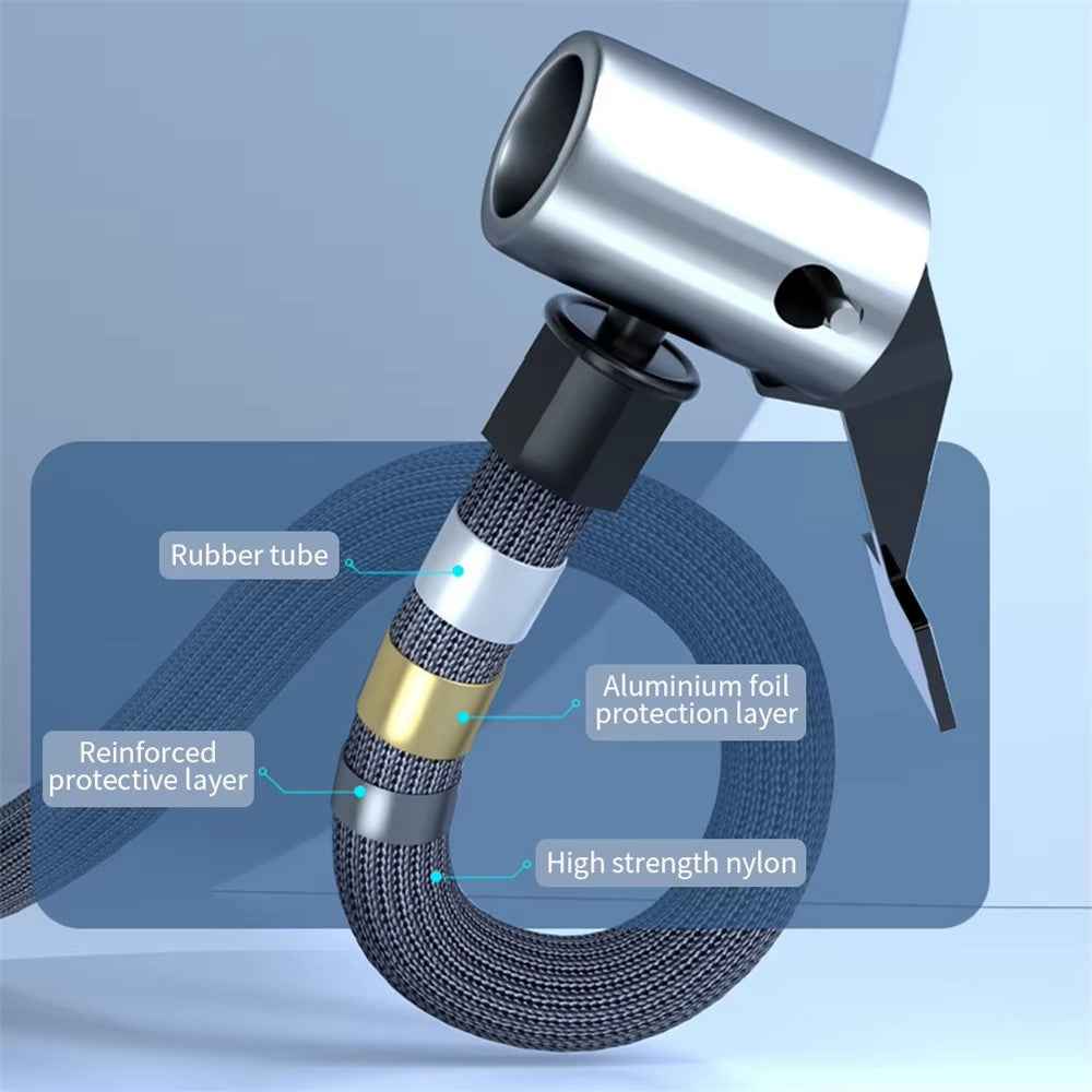 ST-9624A Portable Car Tire Inflator Digital Display Air Compressor Smart Pressure Gauge