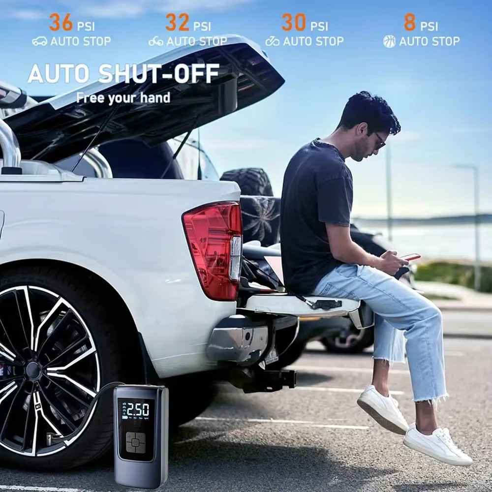 ST-9624B Portable Smart Air Compressor Dual Use Wireless Inflator USB Digital Display Tire Pump