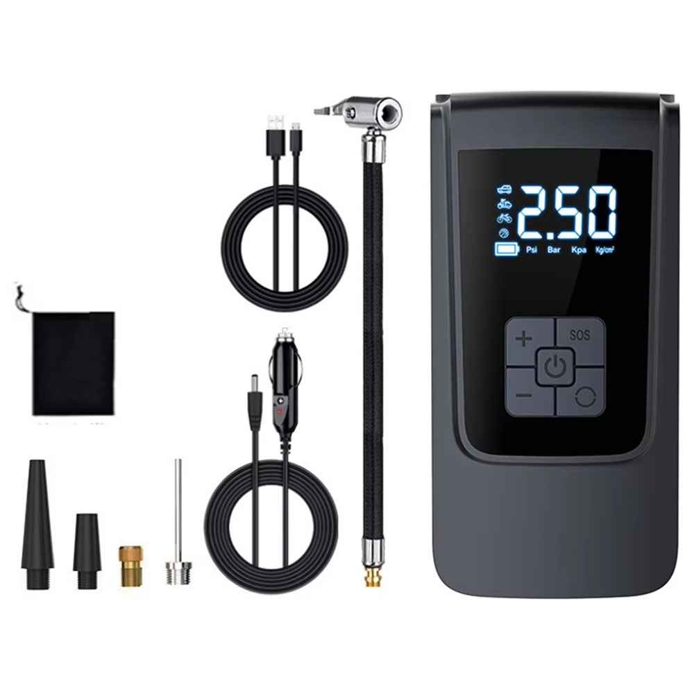 ST-9624C Wireless Inflator Pump DC / USB Digital Display Car Tire Air Compressor Portable Smart Pressure Gauge