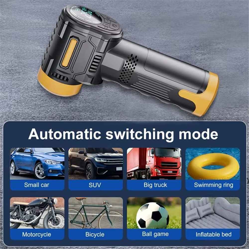 ST-5527 Smart Digital Display Portable Car Air Pump Wireless Electric Handheld Tire Inflator