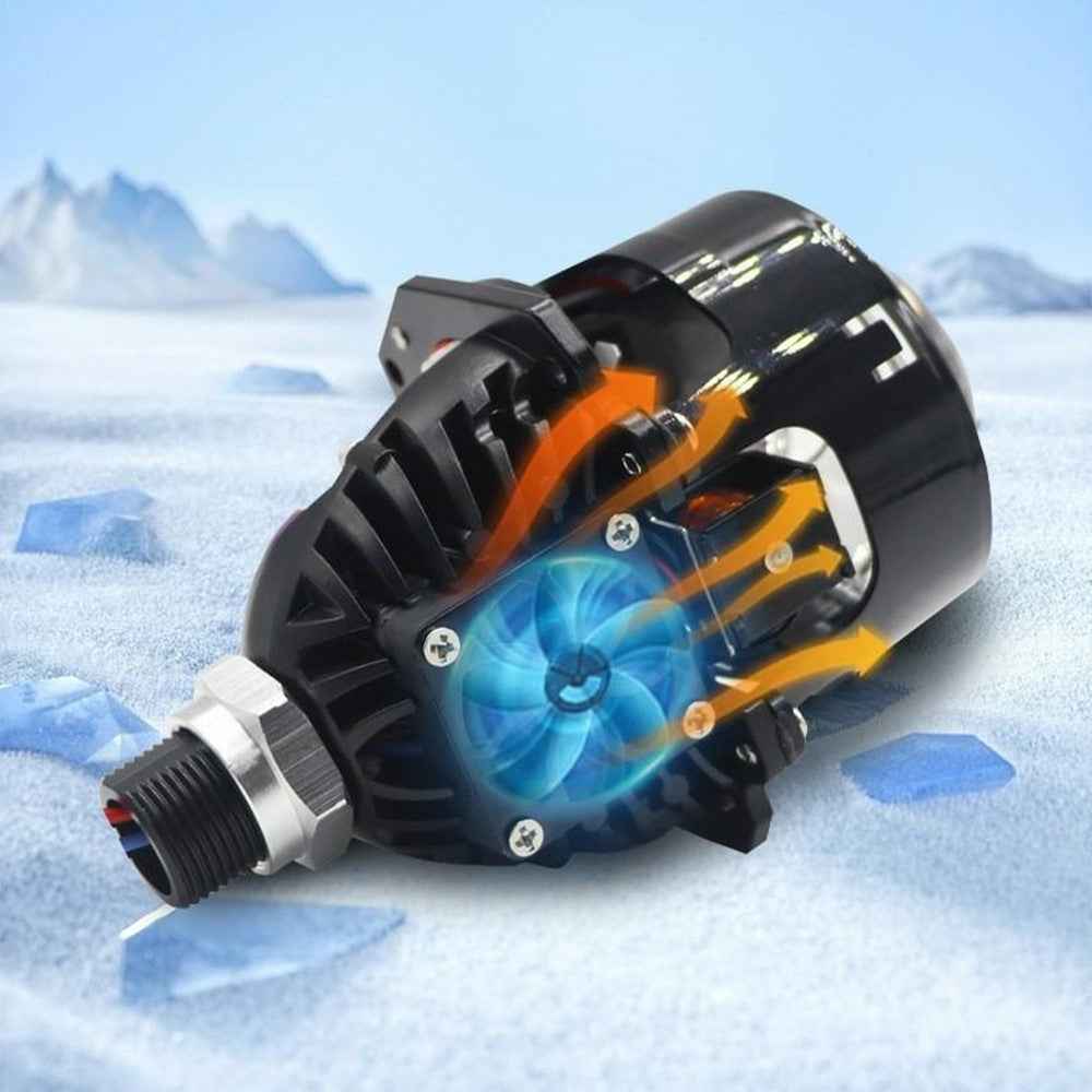 2.5 Inch Dual LED Laser Projection Headlight 6500K Waterproof 12V 50W High Low Beam Car Fog Lamp