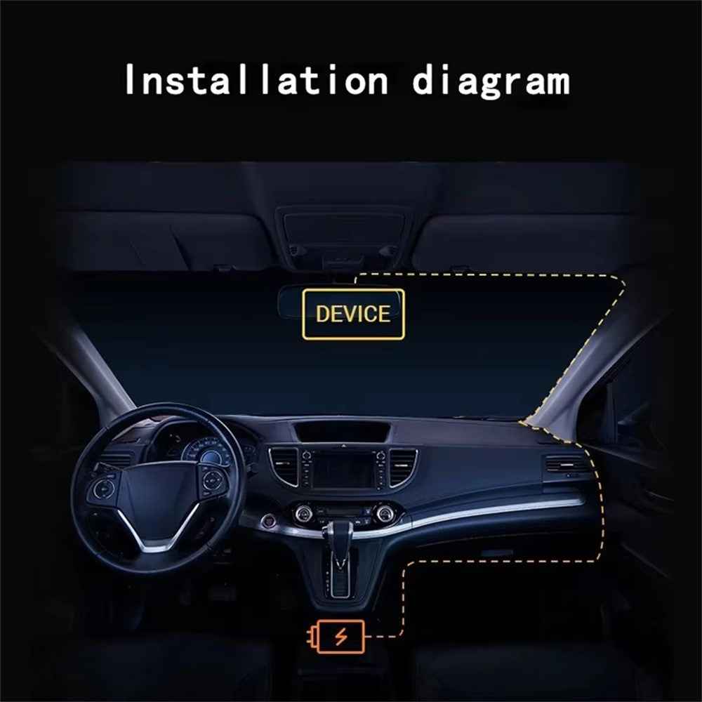WiFi Car Dash Cam 1080P HD USB Powered Wide Angle Lens Night Vision Loop Recording Car DVR Camera