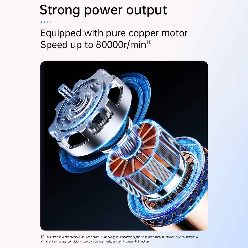 V16S Rechargeable Dust Blower Portable Handheld Car Vacuum Cleaner with 200ml Dust Box