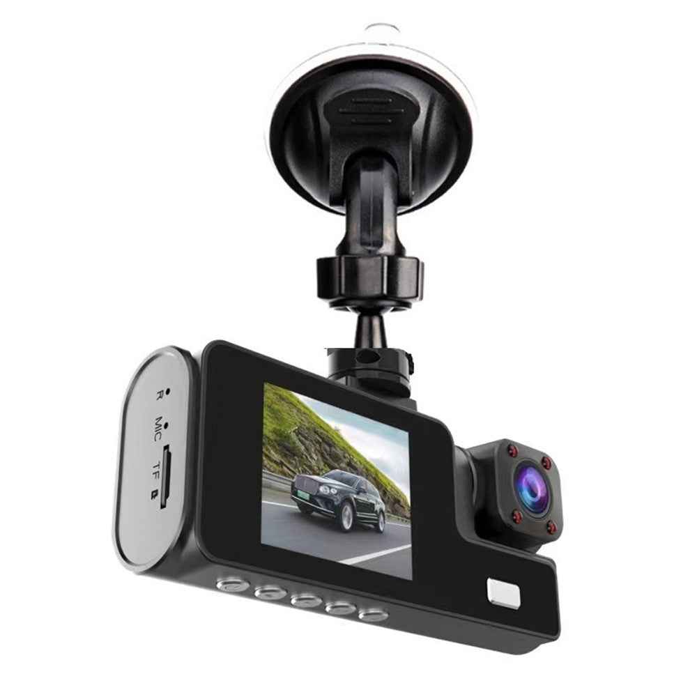 A22 1080P Triple Lens Car Driving Recorder Night Vision WiFi Dash Cam with Rearview Backup Camera