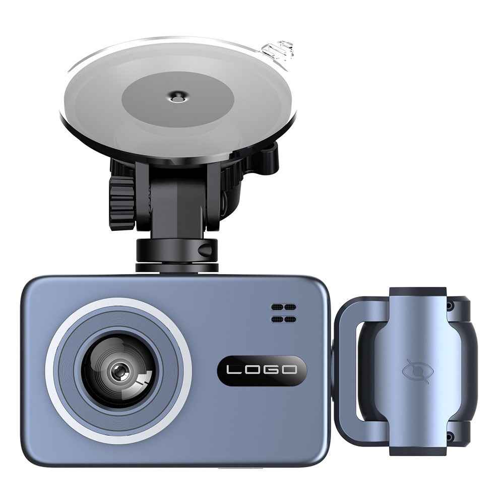4K Dual Lens Dash Cam Night Vision WiFi Car DVR Front and Inside Camera Recorder with 360 Degree Rotatable Lens
