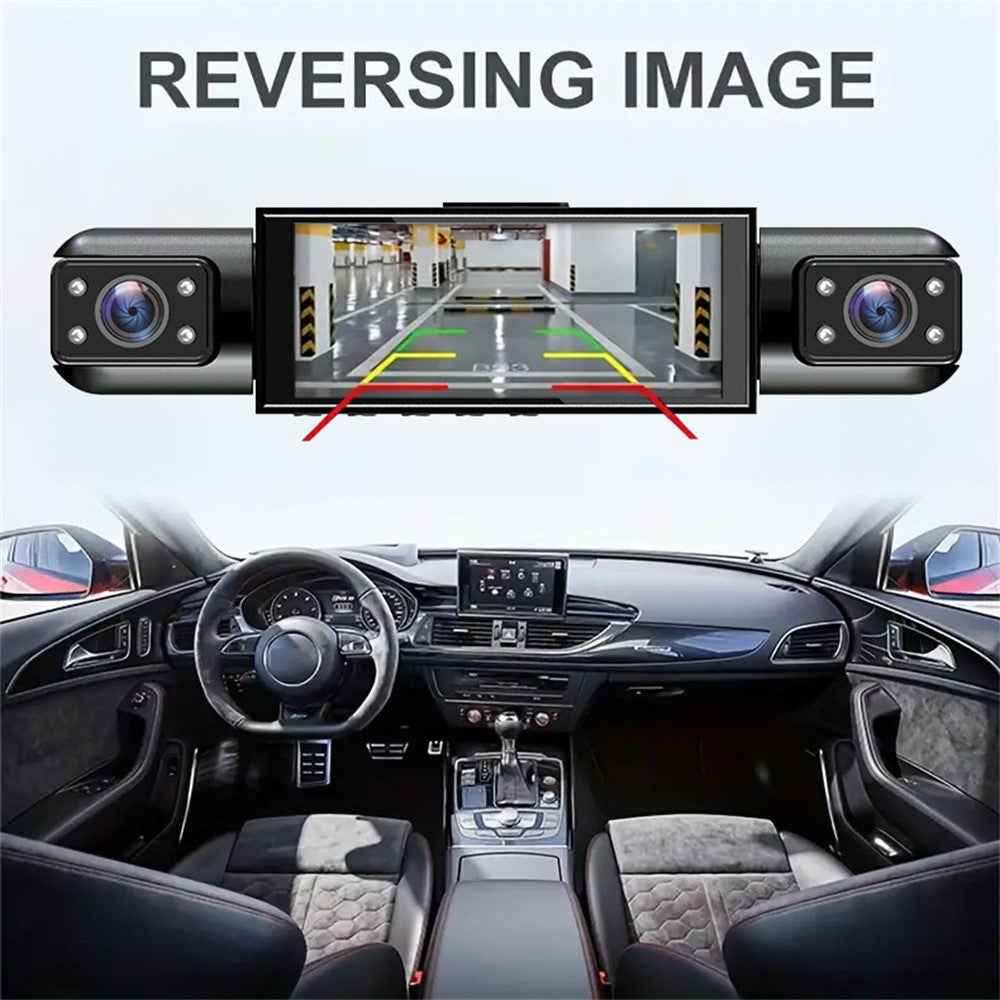 4 Lens Dash Cam 1080P HD Car DVR Video Recorder Multi Channel Front / Rear / Side View for Vehicle Security